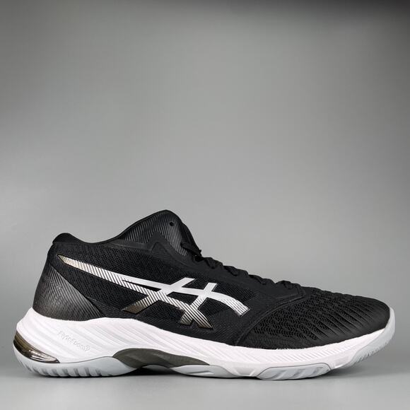 ASICS Netburner Ballistic FF MT Men\'s 13 Black White Athletic Sneaker Volleyball main image 4